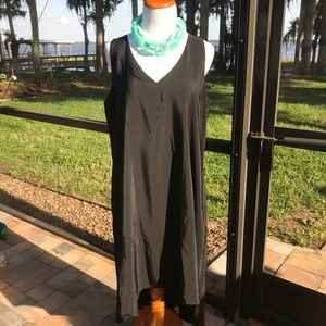 INC Black High Low Dress